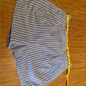 Koton - size 14 - Line Blue and White Striped Shorts